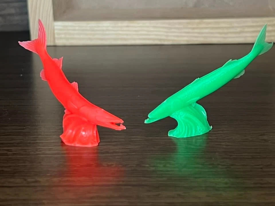MARX TOYS RECAST 54 MM SEA CREATURES PLAY SETS-MULTICOLORED-16 FIGURES
