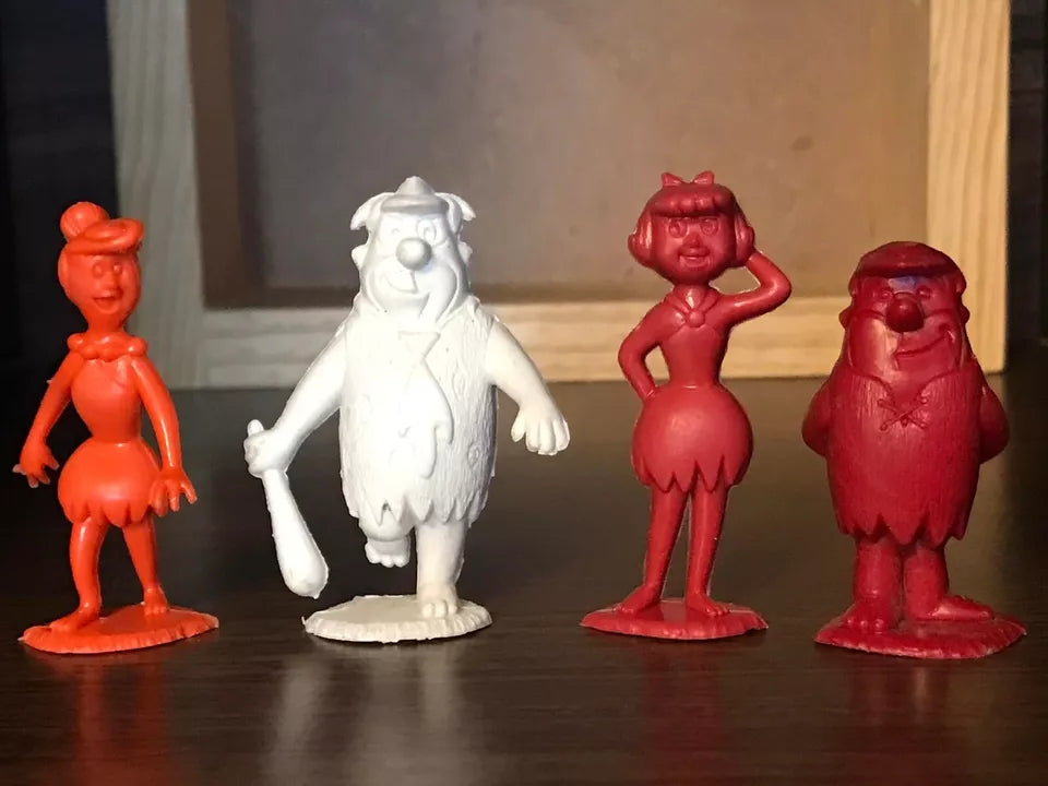 MARX TOYS RECAST 60MM HANNA-BARBERA THE FLINSTONES REISSUE-16 FIGURES