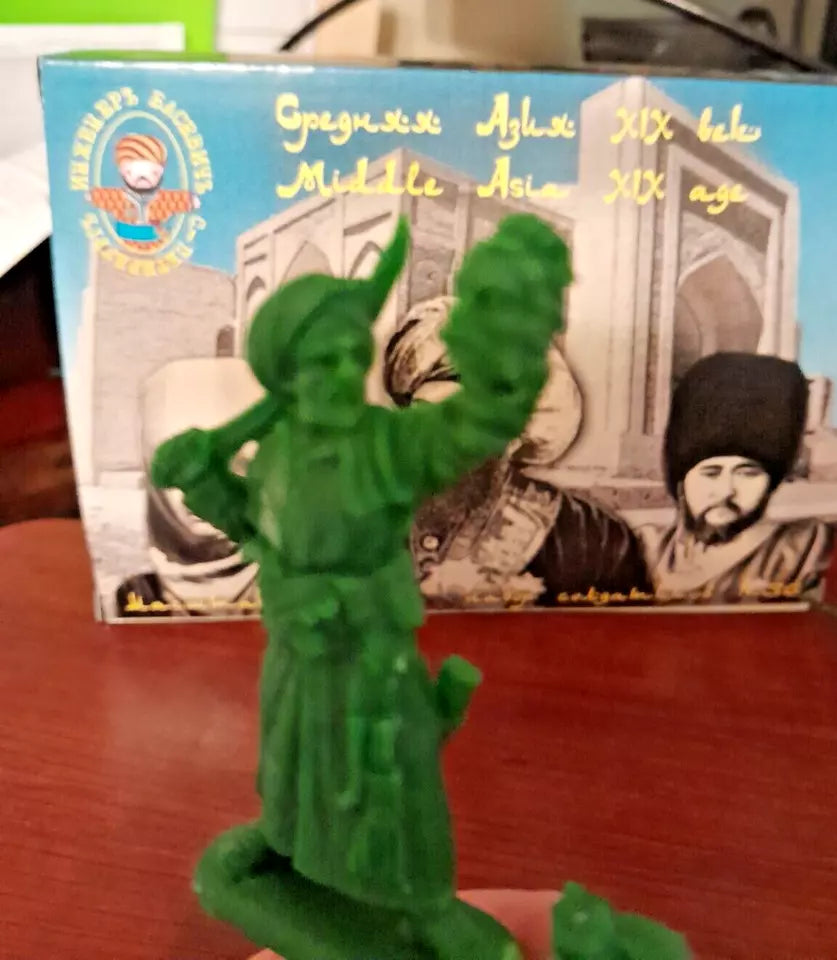 ENGINEER BASEVICH SET 36 19TH CENTURY ASIAN WARRIORS (GREEN)