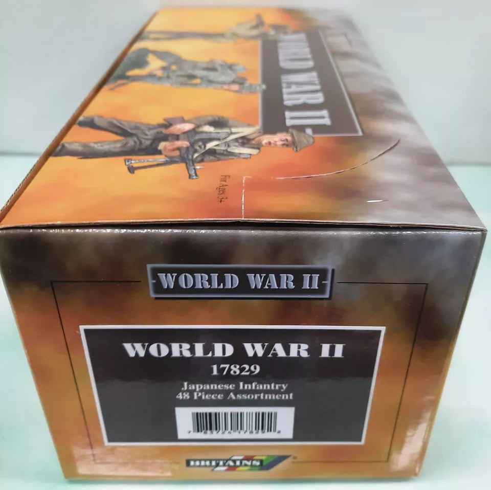 W. BRITAINS TOY SOLDIERS 17829 WWII JAPANESE INFANTRY 48 Piece Assortment