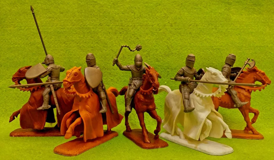 EXPEDITIONARY FORCE 60 HYW 06 W MEDIEVAL FRENCH ARMY- KNIGHTS & MEN-AT-ARMS