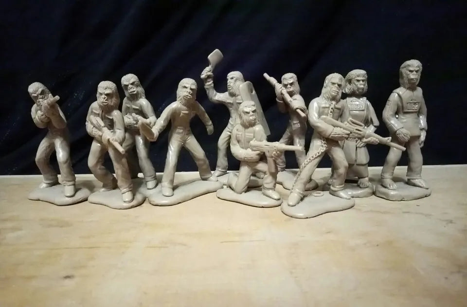 ELASTOWIT NEW ERA RUBBER 54 MM LIMITED RELEASE PLANET OF THE APES (POTA) SET 3