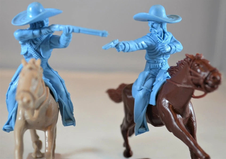 LOD Enterprises Plastic Figure Set LOD021 Steve Weston's Mounted Bandits