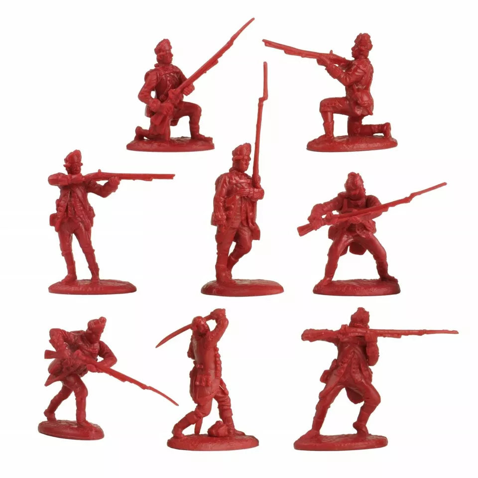 LOD Enterprises Plastic Figure Set LOD011 Am. Revolution British Light Infantry