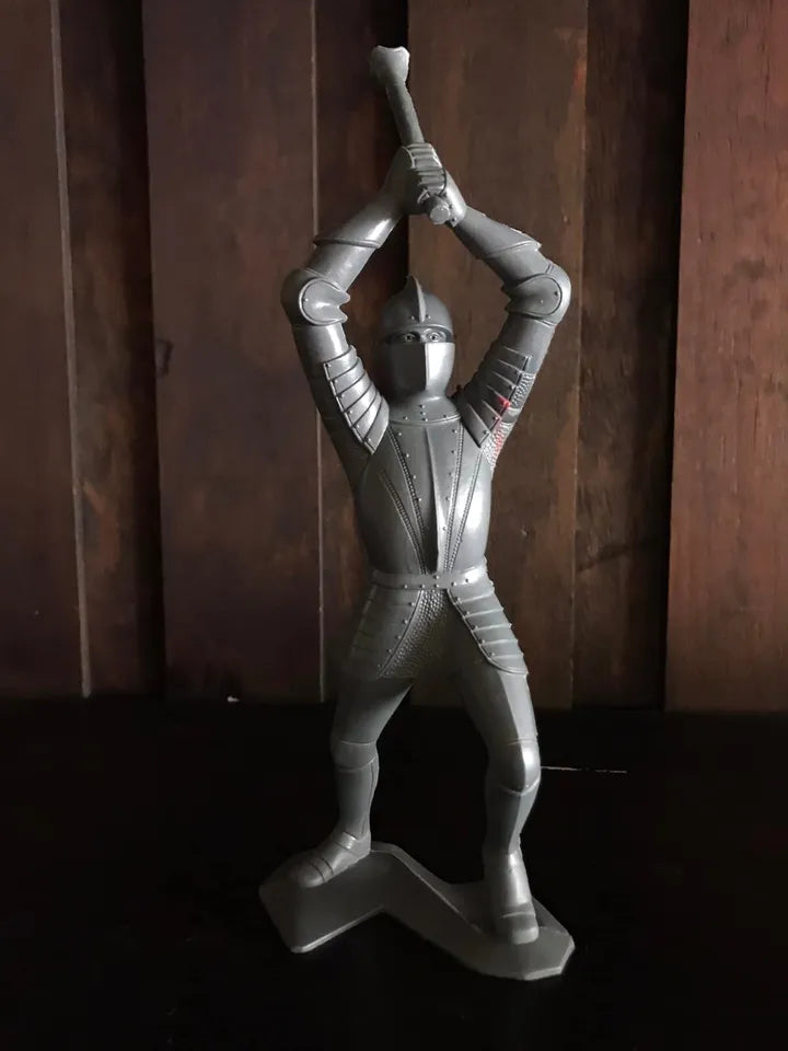 MARX TOYS RECAST 6" MEDIEVAL KNIGHTS REISSUE-SILVER-6 FIGURES