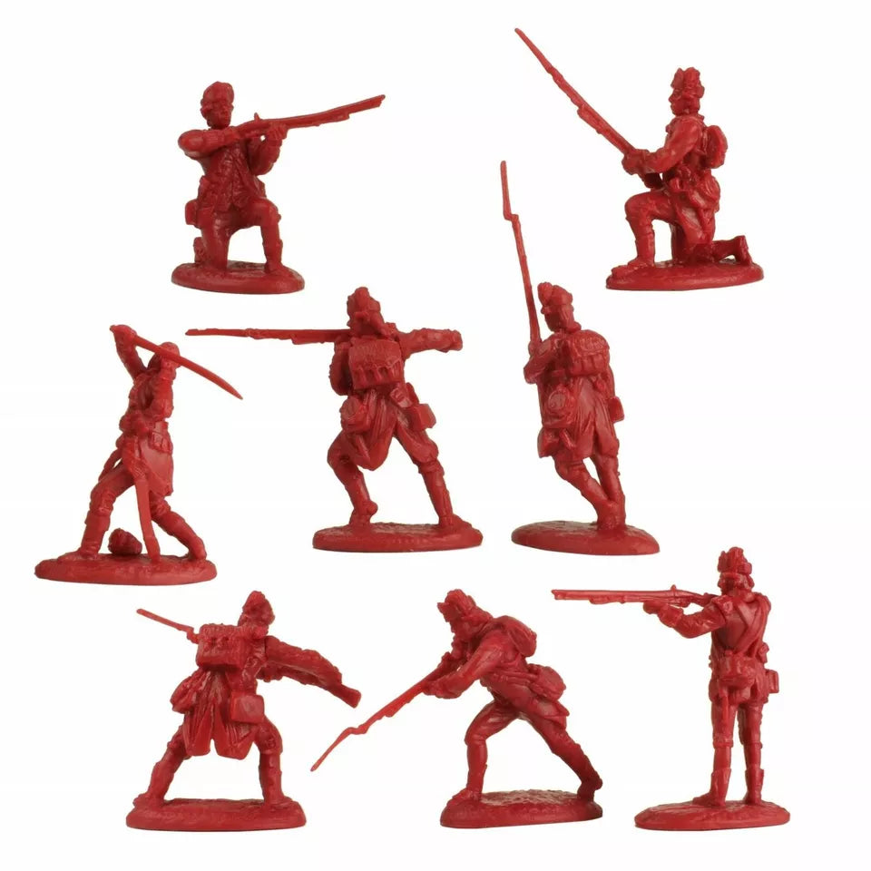 LOD Enterprises Plastic Figure Set LOD011 Am. Revolution British Light Infantry
