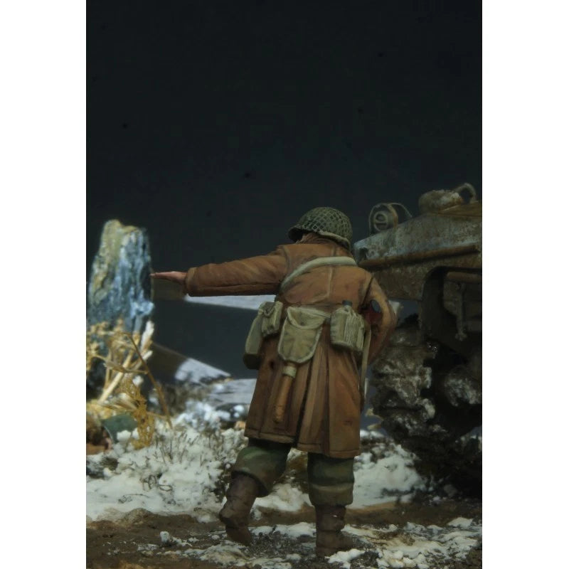 PARACEL MINIATURES WWII SERIES SET WW35-024 US GI CAPTAIN HILL