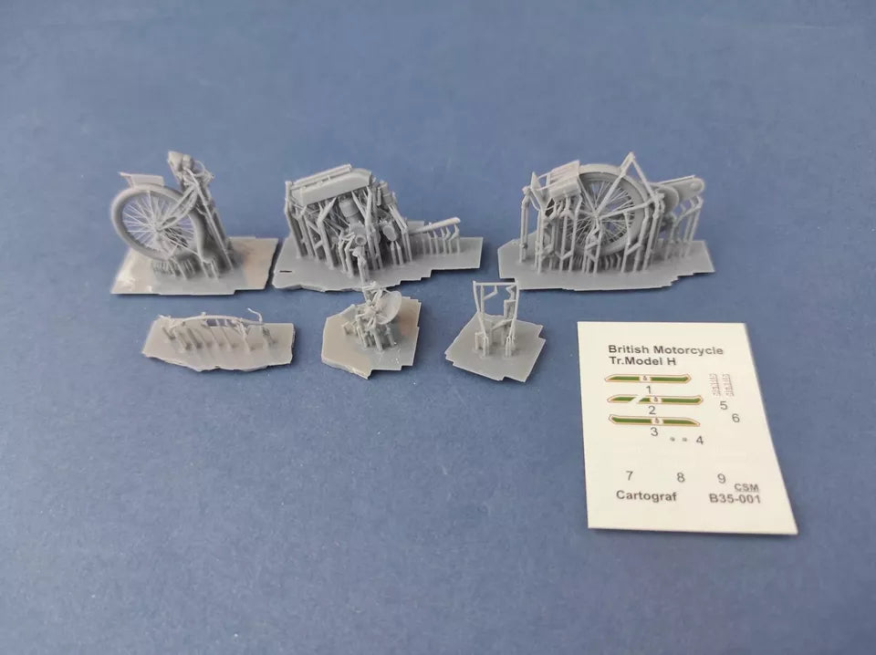 COPPER STATE MODELS CSM B35-001 1:35 WWI BRITISH MOTORCYCLE TR. MODEL H