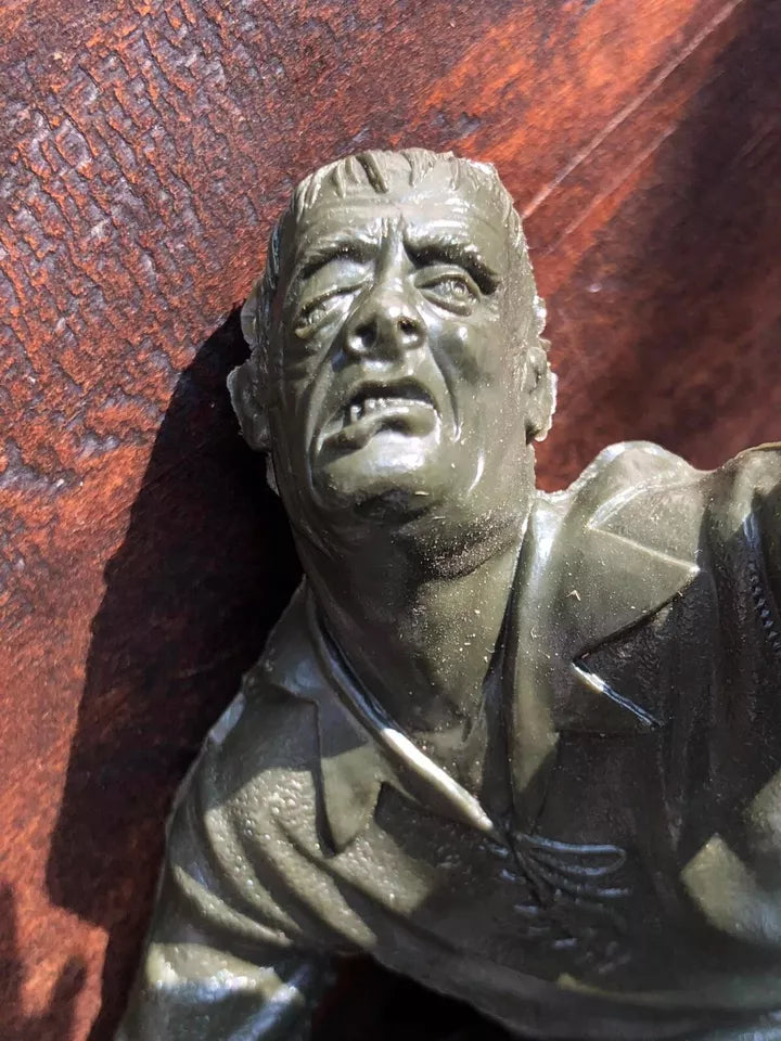 MARX TOYS RECAST 6" CLASSIC HOLLYWOOD MONSTERS- 6 FIGURE SET (ARMY GREEN)