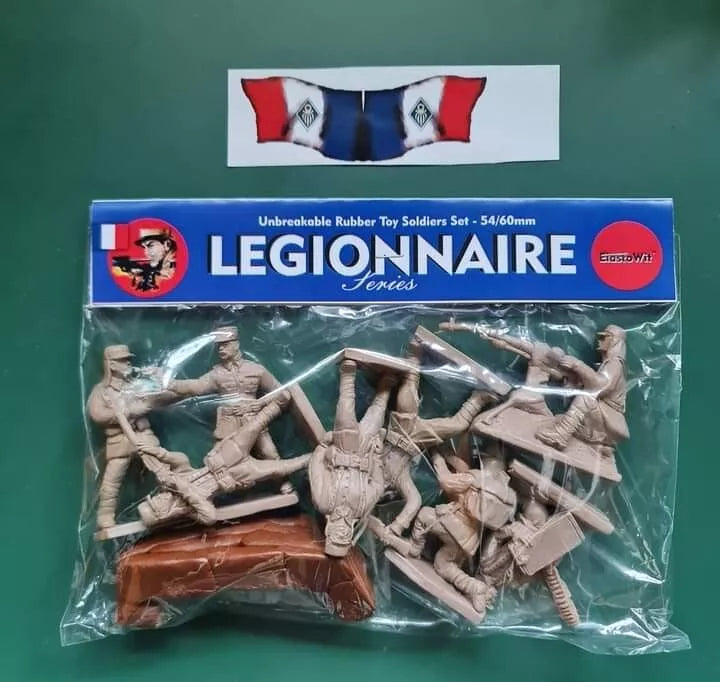 ELASTOWIT NEW ERA RUBBER 54 MM COLLECTIBLE PLAYSET LE LEGIONNAIRE