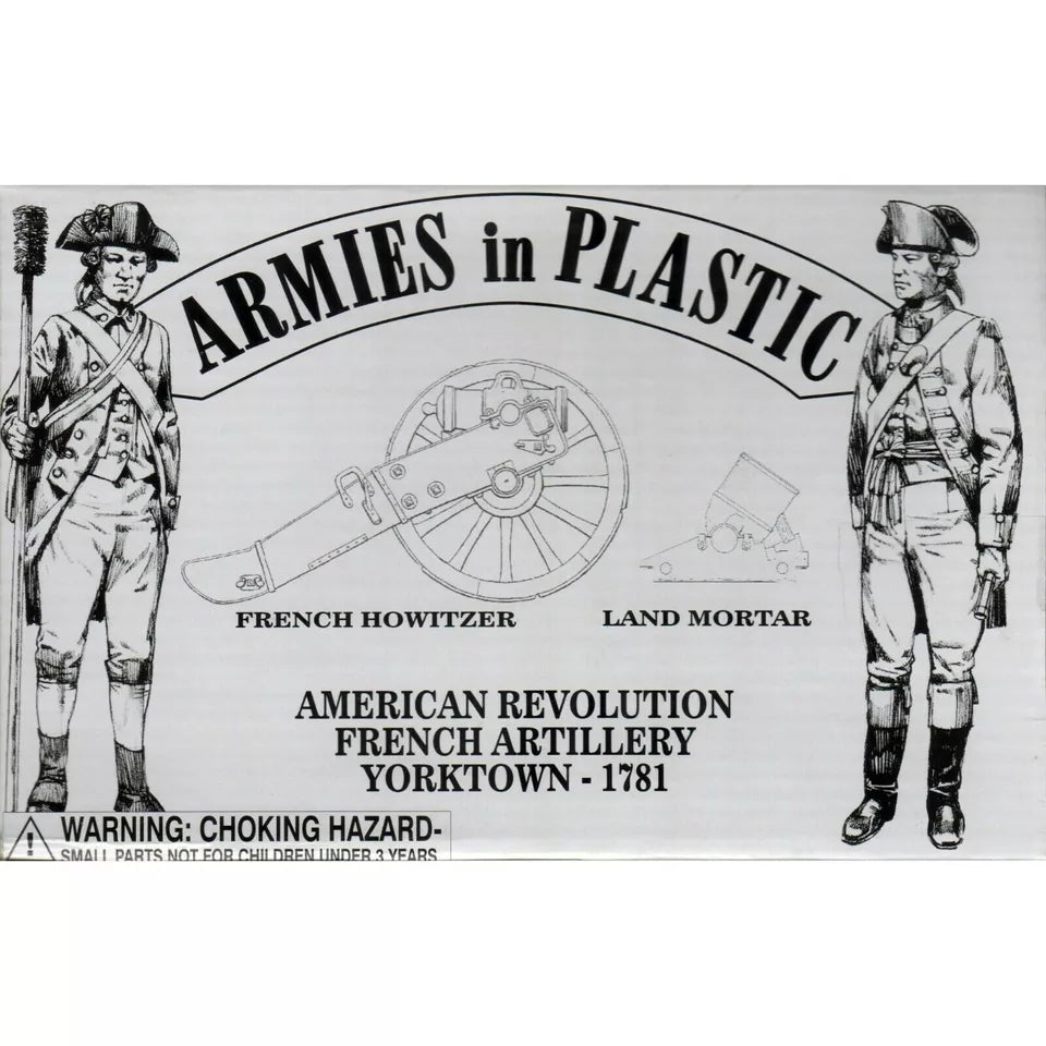 ARMIES IN PLASTIC 5601 AMERICAN REVOLUTION FRENCH ARTILLERY - YORKTOWN - 1781