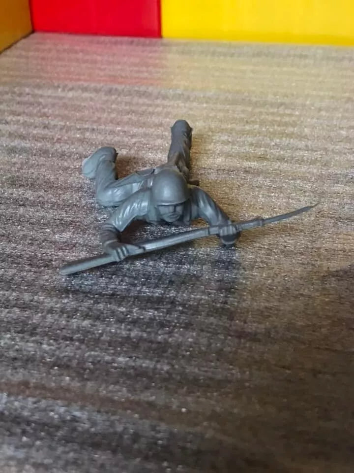 MARX TOYS RECAST 60 MM US ARMY LATER COMBAT GI SETS 16 FIGURES