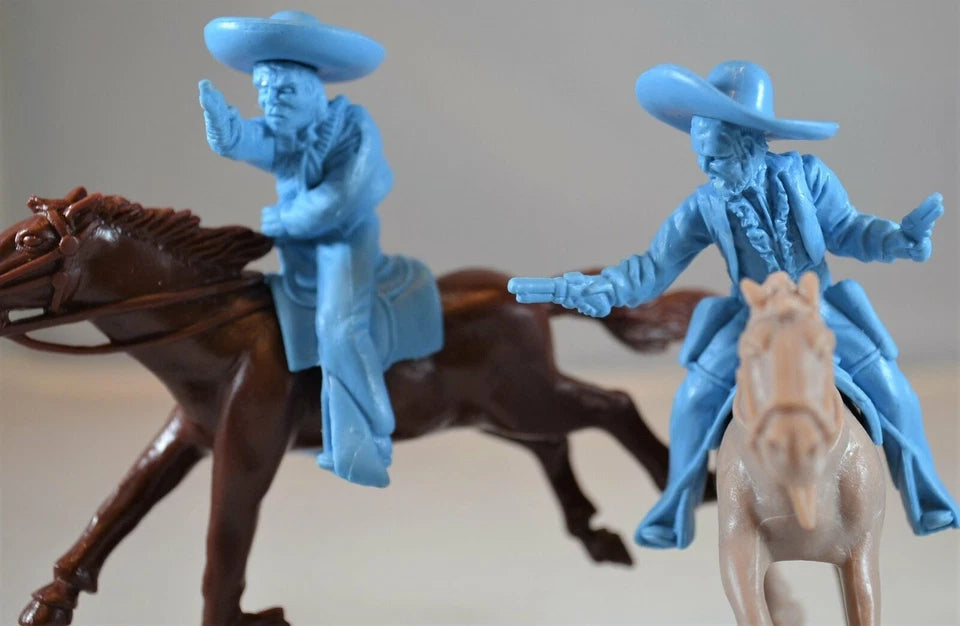 LOD Enterprises Plastic Figure Set LOD021 Steve Weston's Mounted Bandits