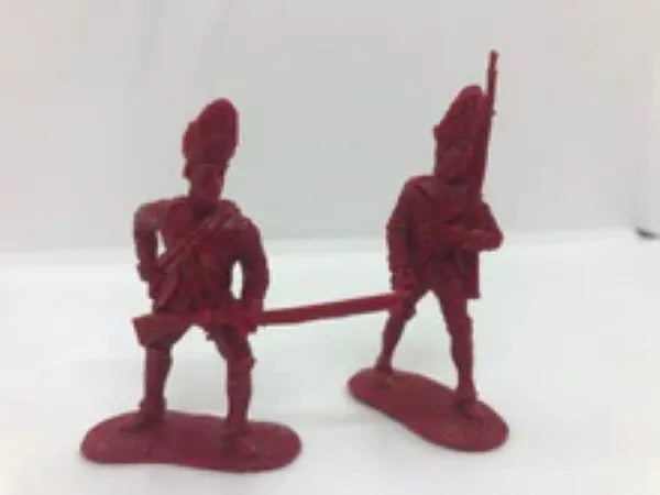 LOD Enterprises Plastic Figure Set LOD032 FRENCH & INDIAN WAR BRITISH TROOPS