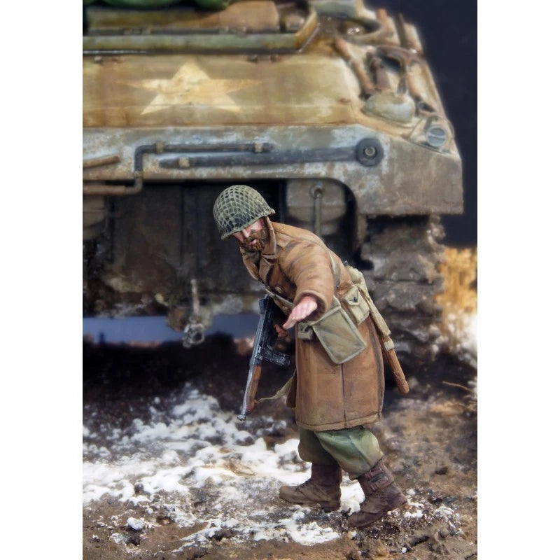 PARACEL MINIATURES WWII SERIES SET WW35-024 US GI CAPTAIN HILL