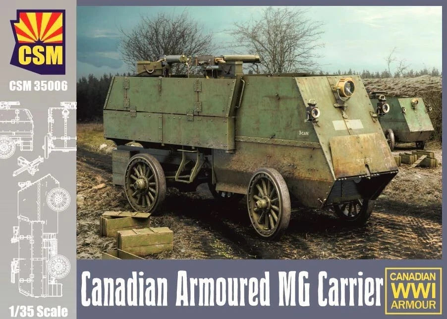 COPPER STATE MODELS CSM 35006 1:35 WWI CANADIAN ARMOURED MG CARRIER