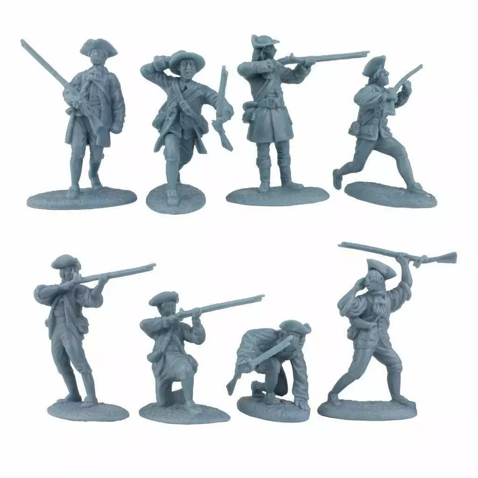 LOD Enterprises Plastic Figure Set LOD004 American Revolution Colonial Minutemen