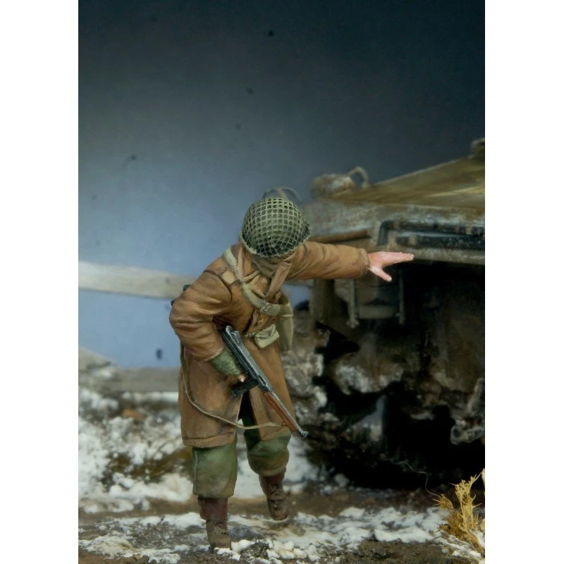PARACEL MINIATURES WWII SERIES SET WW35-024 US GI CAPTAIN HILL