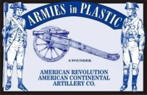 ARMIES IN PLASTIC 5478 AMERICAN REVOLUTION AMERICAN CONTINENTAL ARTILLERY CO.