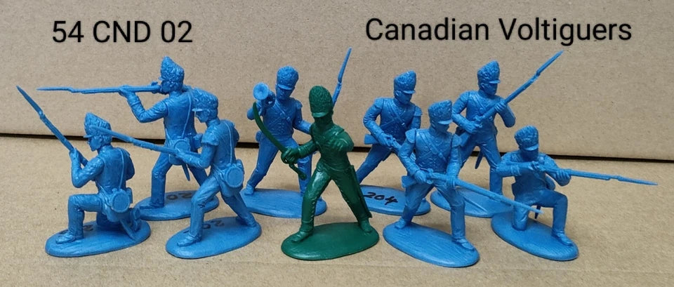 EXPEDITIONARY FORCE 54 CND 02 WAR OF 1812 CANADIAN VOLTIGUERS (BLUE)