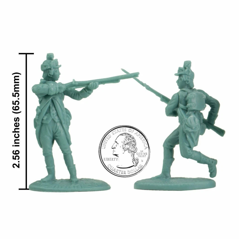 LOD Enterprises Plastic Figure Set LOD013 Am. Revolution American Light Infantry