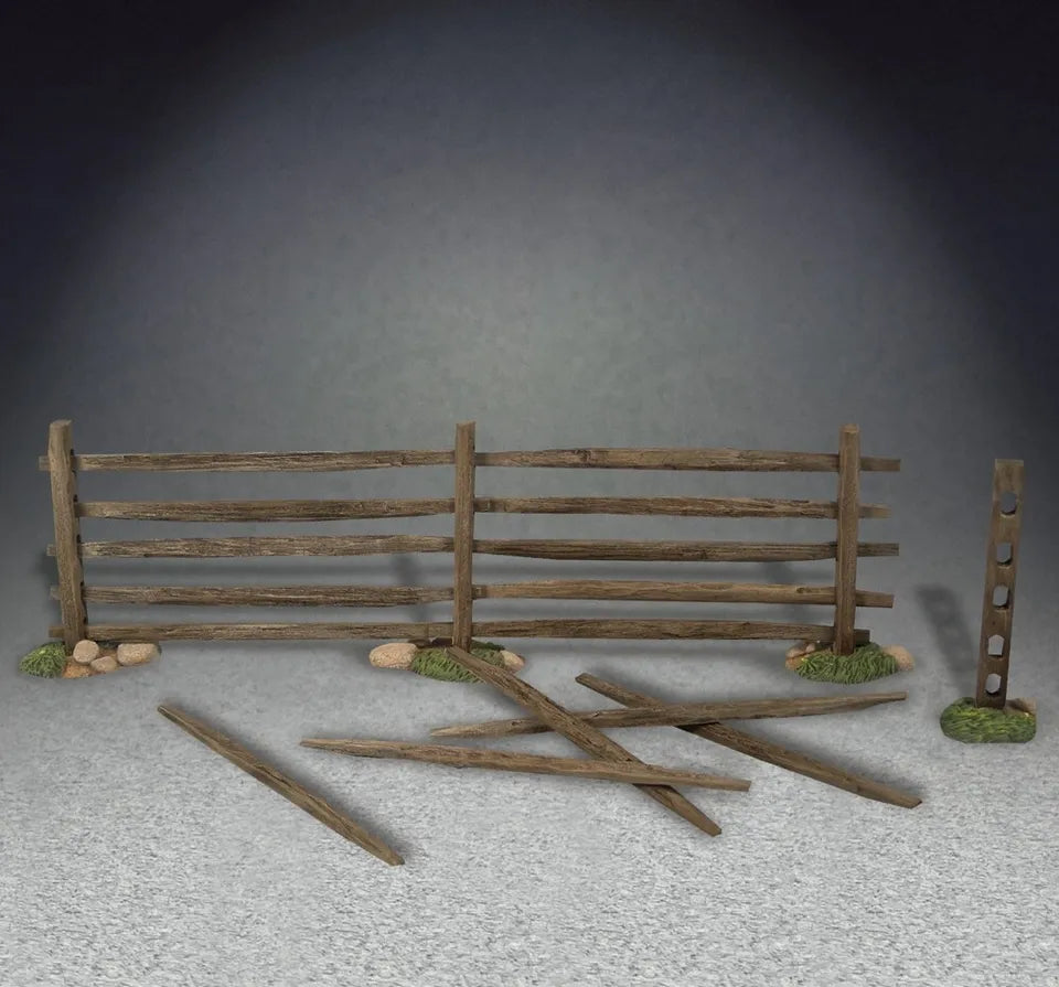 BRITAINS DIORAMA ACCESSORIES 53015 18TH - 19TH CENTURY TURNPIKE FENCE
