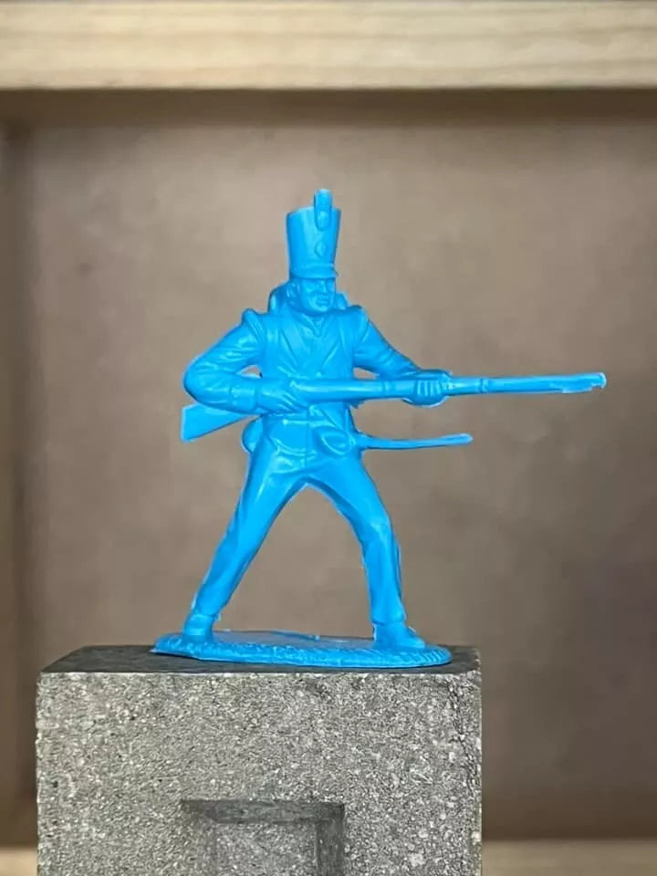 MARX TOYS RECAST 54 MM ALAMO MEXICAN SOLDIERS-16 FIGURES