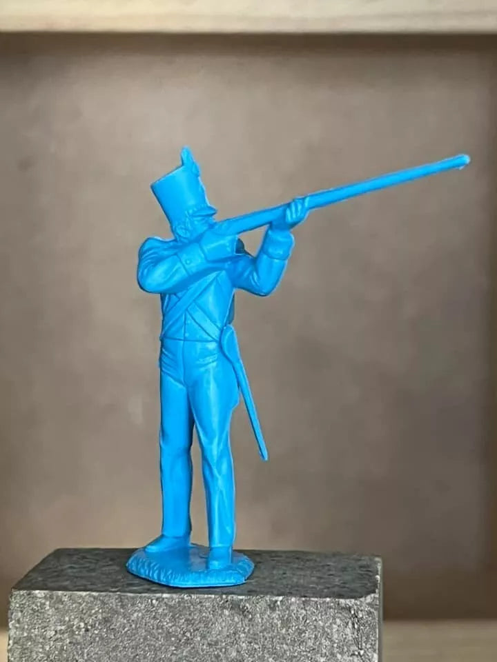 MARX TOYS RECAST 54 MM ALAMO MEXICAN SOLDIERS-16 FIGURES