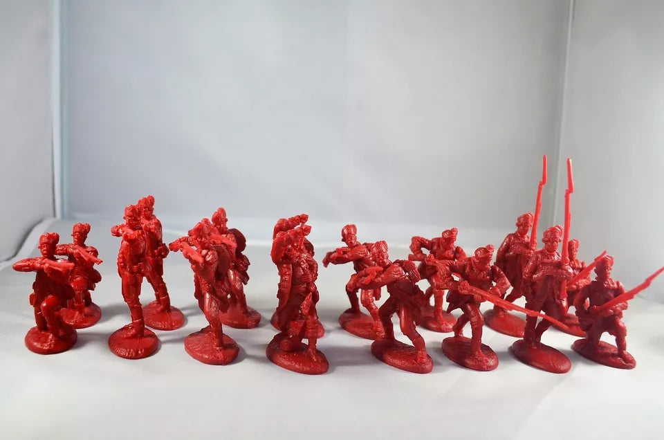 LOD Enterprises Plastic Figure Set LOD011 Am. Revolution British Light Infantry