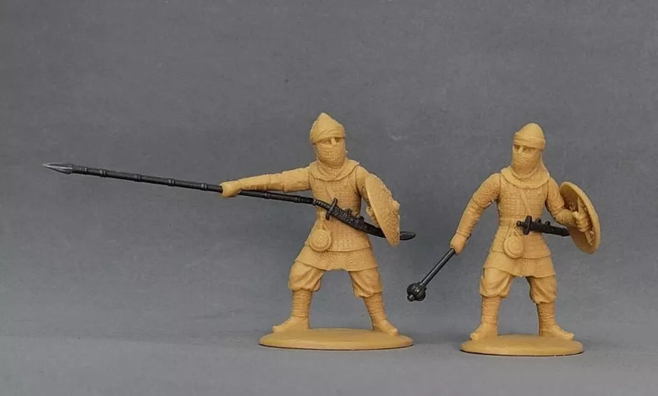 EXPEDITIONARY FORCE 60 ALB 06 WARS OF MIDDLE AGES ARAB COMMAND DRUMS & FLAGS