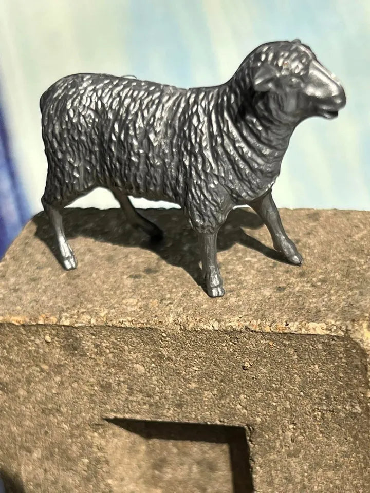 MARX TOYS RECAST 1:32 FARM ANIMALS -16 FIGURES- GRAY