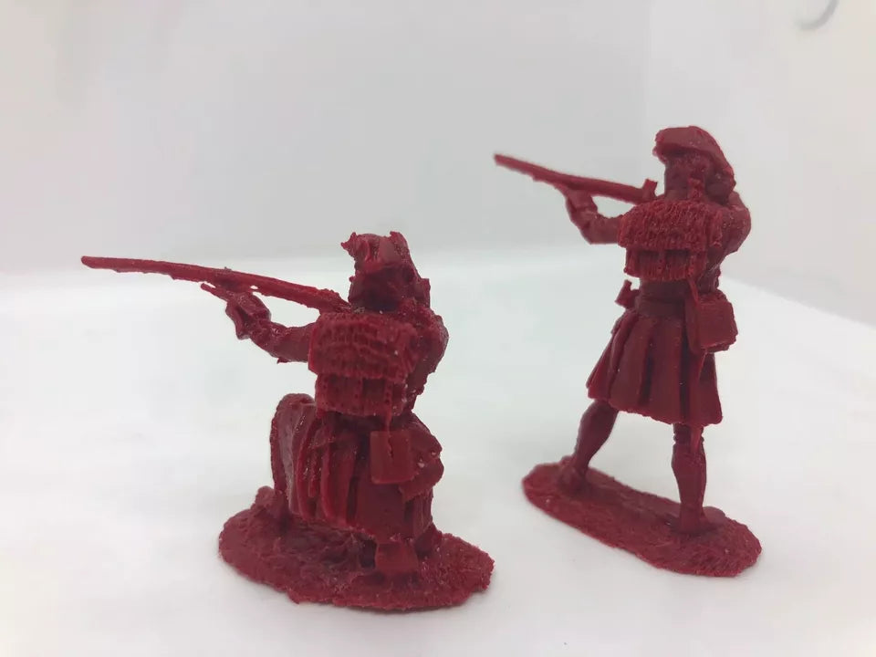 LOD Enterprises Plastic Figure Set LOD031 Amer. Revolution British Firing Line