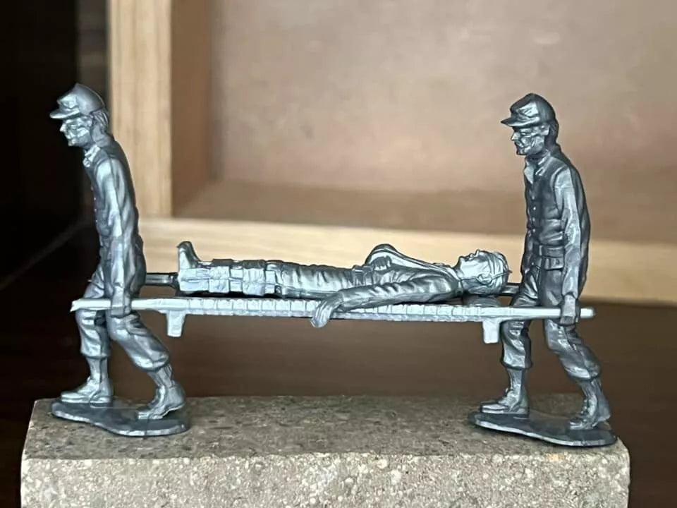 MARX TOYS RECAST 54 MM U.S. CIVIL WAR CENTENNIAL PLAYSET REISSUE -15 FIGURES