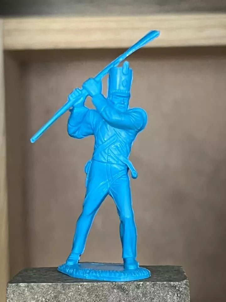 MARX TOYS RECAST 54 MM ALAMO MEXICAN SOLDIERS-16 FIGURES