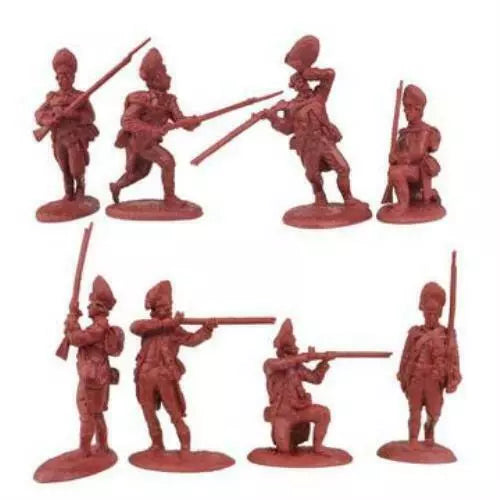 LOD Enterprises Plastic Figure Set LOD005 Amer. Revolution British Grenadiers