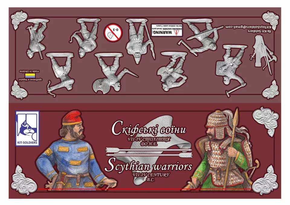 KIT SOLDIERS 1:32 VII-IV CENTURY B.C. SCYTHIAN WARRIORS (COLORS VARY) 8 FIGURES