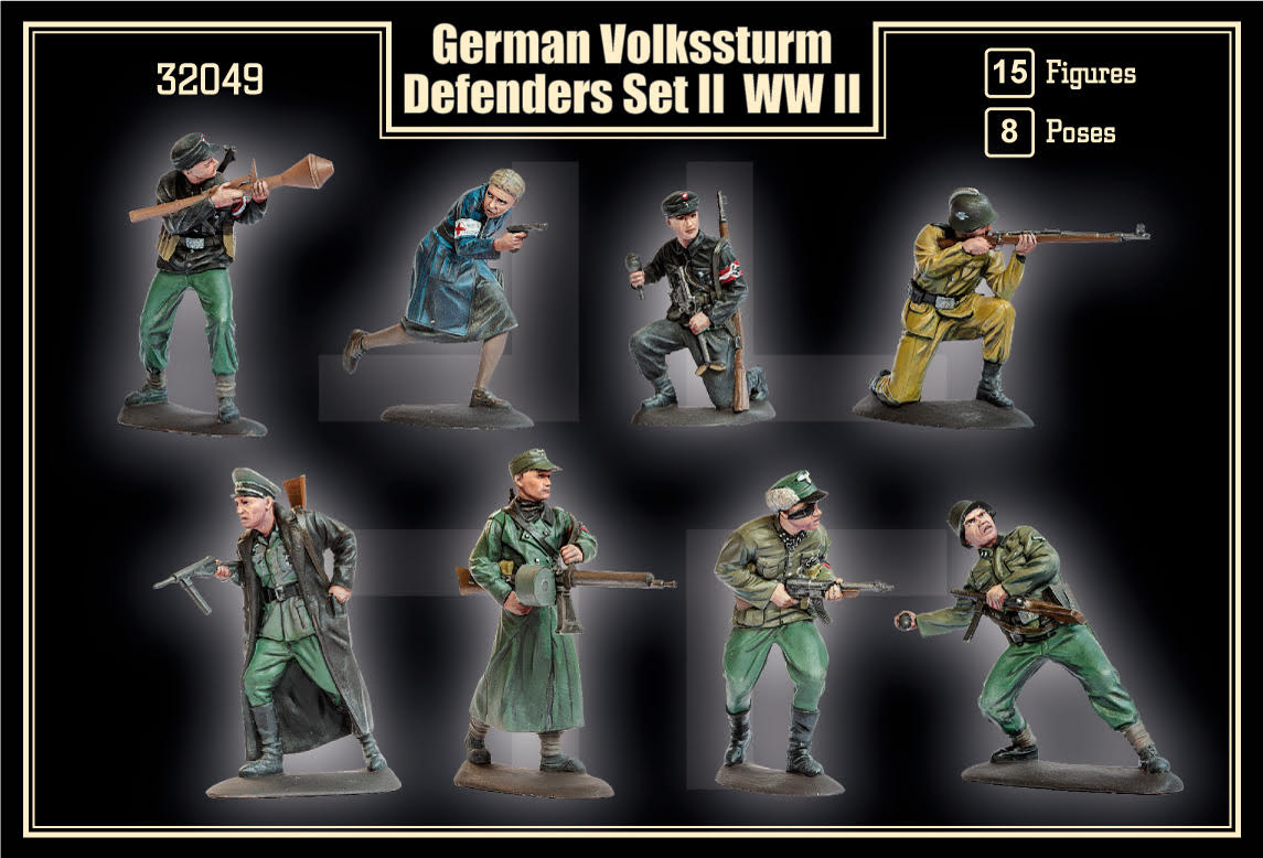 MARS 32049 WORLD WAR II GERMAN VOLKSSTURM DEFENDERS SET II (GRAY)