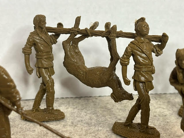 LOD Enterprises Barzso Plastic Figure Set LOD077 INDIAN CAMP (13 PIECES)