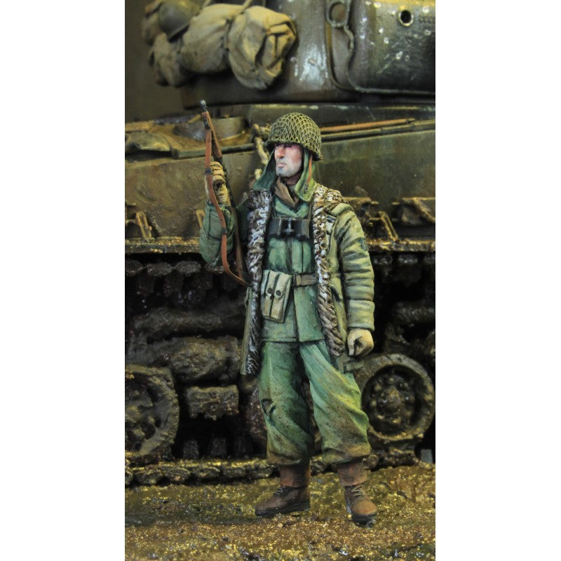 PARACEL MINIATURES WWII SERIES SET WW35-016 US GI CAPTAIN WAGGONER (1 FIGURE)