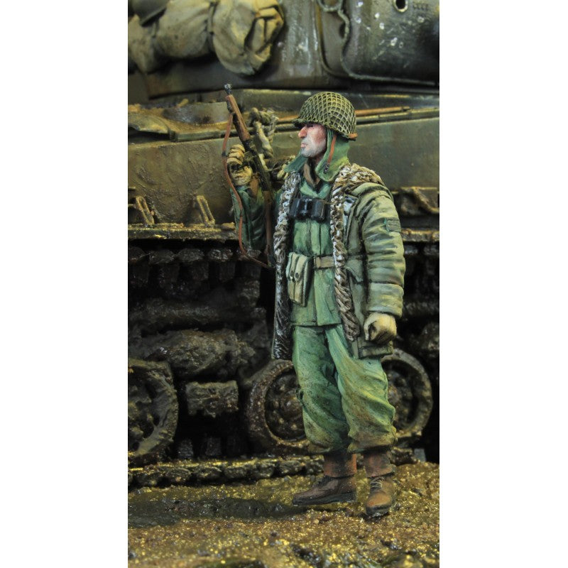PARACEL MINIATURES WWII SERIES SET WW35-016 US GI CAPTAIN WAGGONER (1 FIGURE)