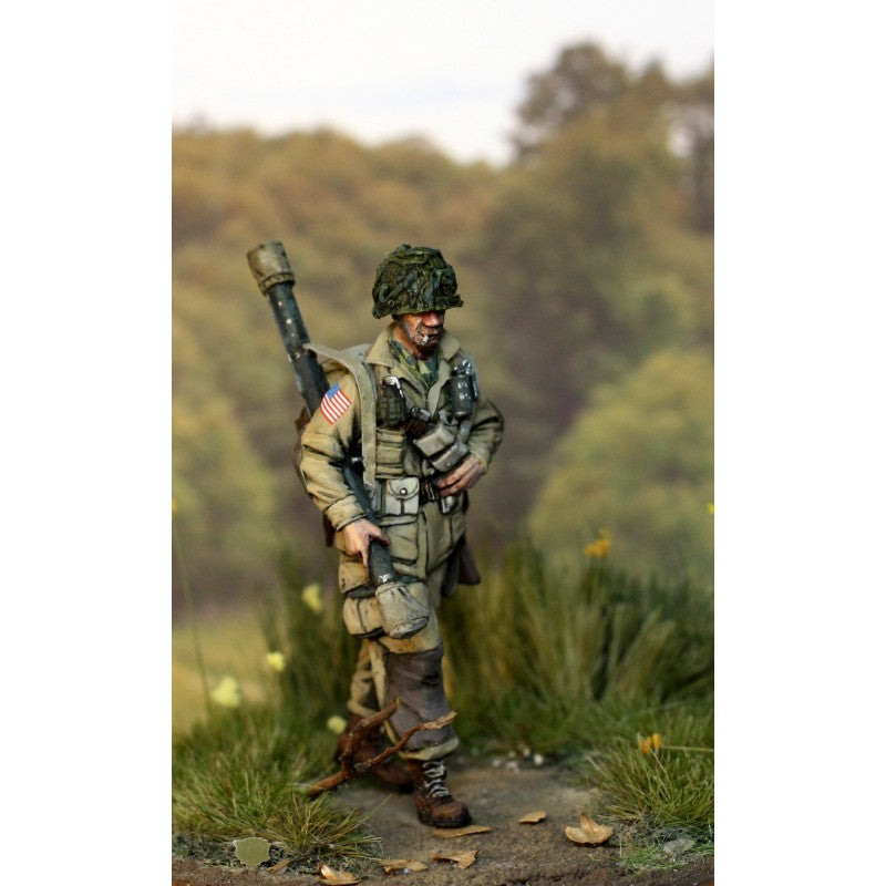 PARACEL MINIATURES 1:35 WWII SERIES SET WW35-005 US AIRBORNE ERIC LEE BAZOOKAMAN