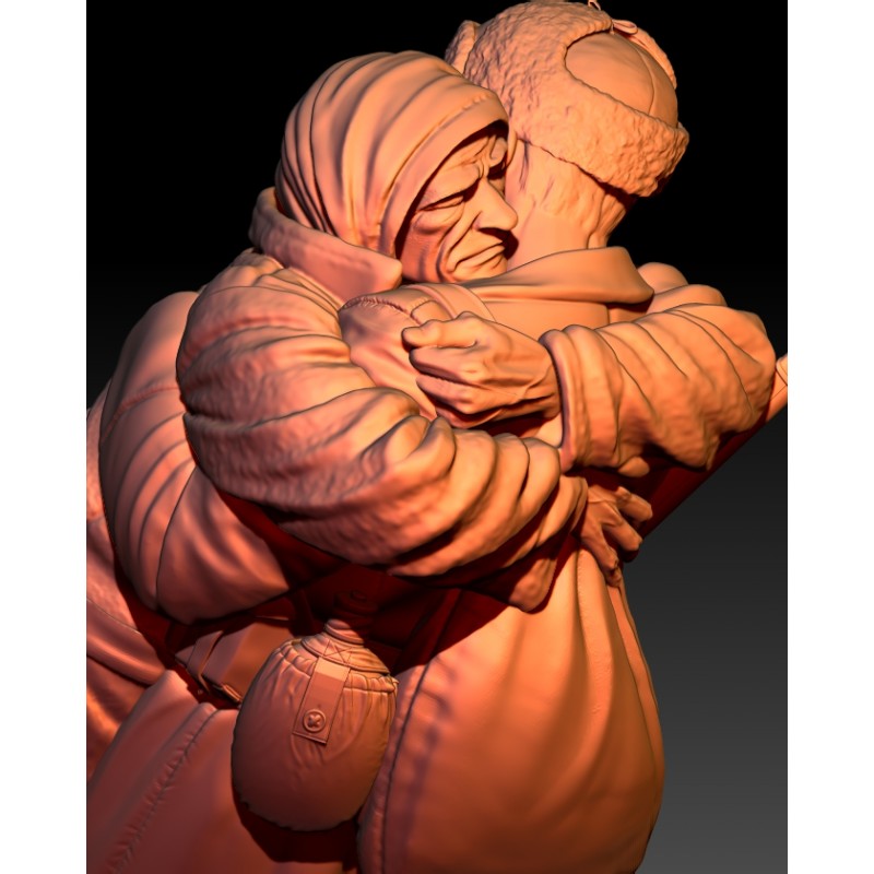 PARACEL MINIATURES 1:35 WWII SERIES SET WW35-036 REUNION (SOVIET MOTHER'S HUG)