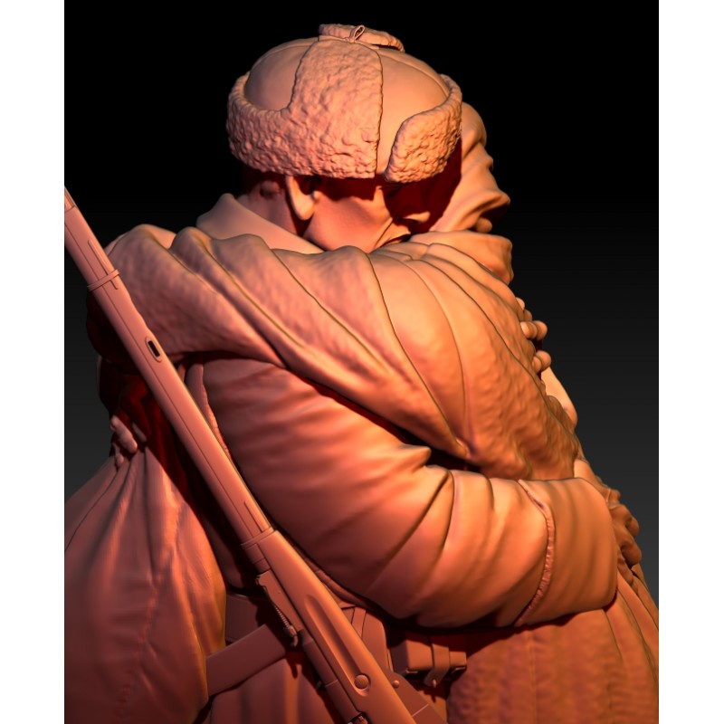 PARACEL MINIATURES 1:35 WWII SERIES SET WW35-036 REUNION (SOVIET MOTHER'S HUG)
