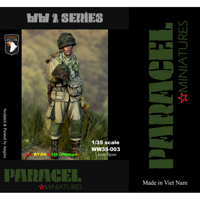 PARACEL MINIATURES 1:35 WWII SERIES SET WW35-003 US AIRBORNE RYAN
