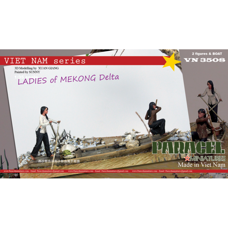 PARACEL MINIATURES VIETNAM SERIES VN3508 LADIES OF MEKONG DELTA