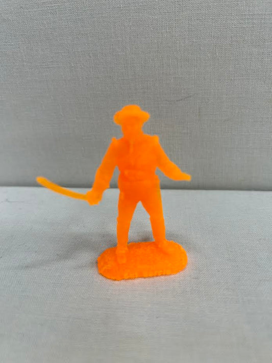 LOD Enterprises Barzso Character Figure SGT. GARCIA (FROM ZORRO SET) NEON ORANGE