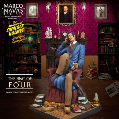 MARCO NAVAS STUDIO LIMITED EDITION HAND PAINTED MR. SHERLOCK HOLMES