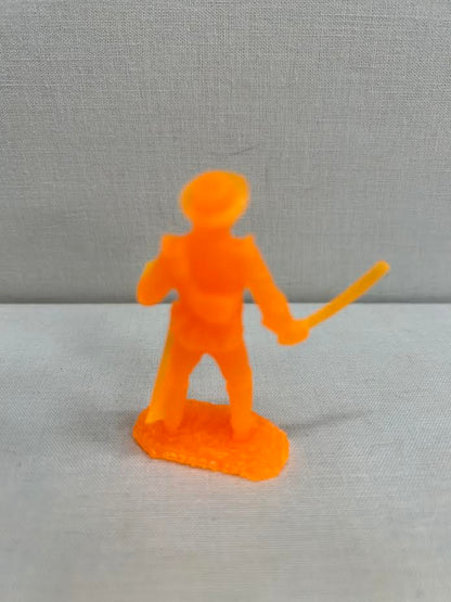 LOD Enterprises Barzso Character Figure SGT. GARCIA (FROM ZORRO SET) NEON ORANGE