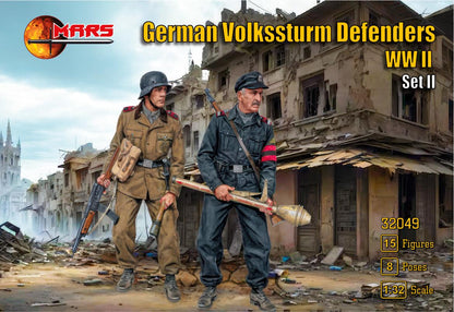 MARS 32049 WORLD WAR II GERMAN VOLKSSTURM DEFENDERS SET II (GRAY)
