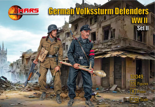 MARS 32049 WORLD WAR II GERMAN VOLKSSTURM DEFENDERS SET II (GRAY)